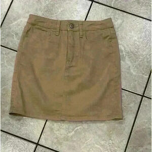 Aeropostale Khaki Five Pocket Skirt Size 0